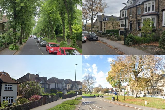 These are some of the most expensive areas of Sheffield in which to buy a house