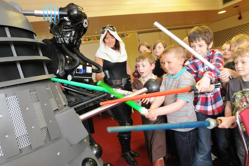 A science fiction event at Hebburn Community Centre. Were you pictured battling with a Dalek in 2011?