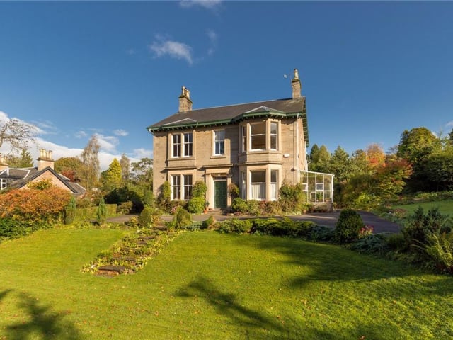 Front lawn and garden.