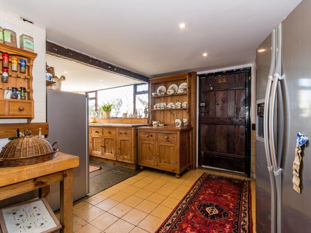 There is also a pantry and a utility room.