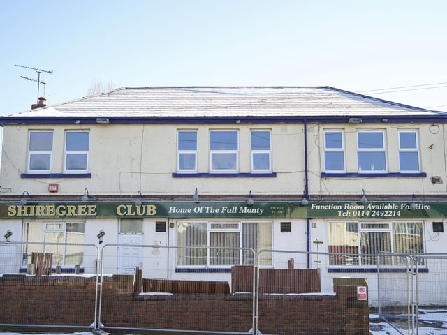 Shiregreen Working Men's Club is another location used in the 1990's film 'The Full Monty'. Cameras were set up for the actors to do their thing for the ladies in the crowd and many locals in the area will know some of the women in the crowd that night as women were invited and used in the scene