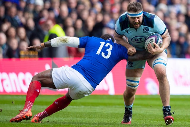 Along with Watson ensured Scotland gained plenty of turnover at the ruck.