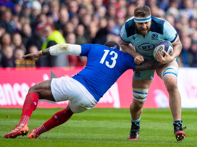 Along with Watson ensured Scotland gained plenty of turnover at the ruck.