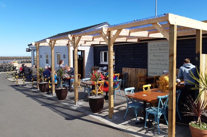 The Old Boathouse in Amble is ranked number 5.