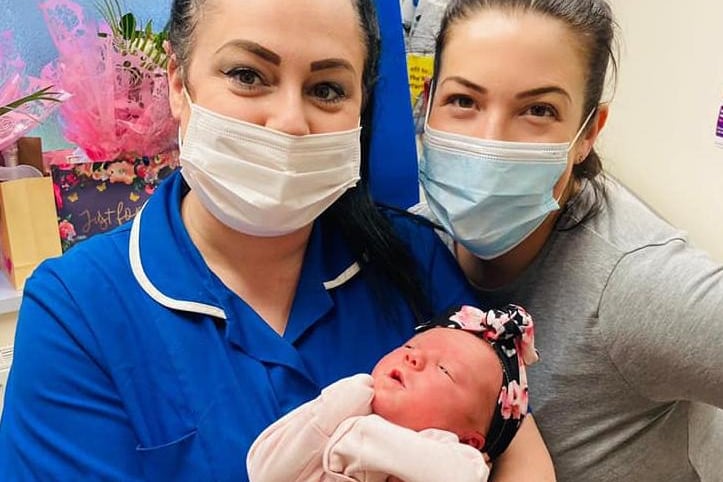 Lauren Lapinski writes: "My midwife Hannah Walpole for supporting me throughout my pregnancy and making sure I got my perfect home birth. She has caught both my babies 12 years apart and is a credit to the NHS."
