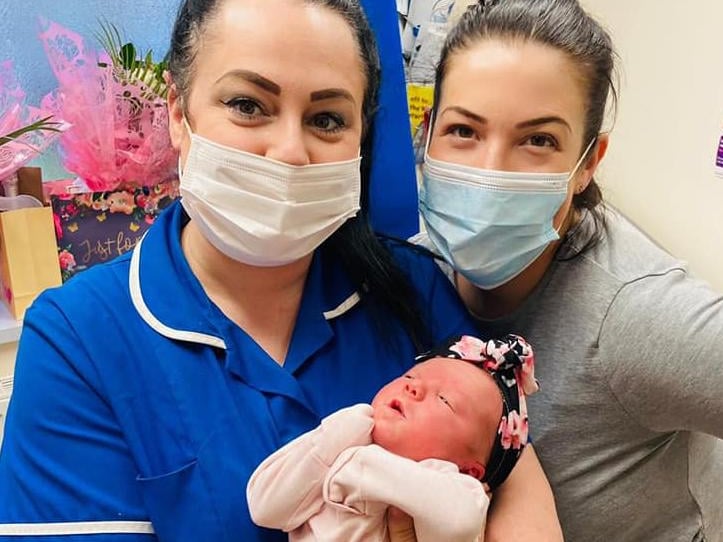 Lauren Lapinski writes: "My midwife Hannah Walpole for supporting me throughout my pregnancy and making sure I got my perfect home birth. She has caught both my babies 12 years apart and is a credit to the NHS."