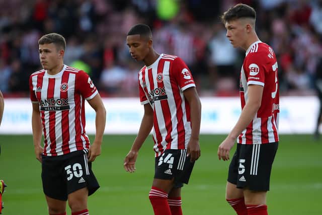 Zak Brunt, left, and Kacper Lopata are on loan at Southend United from Sheffield United: Simon Bellis / Sportimage