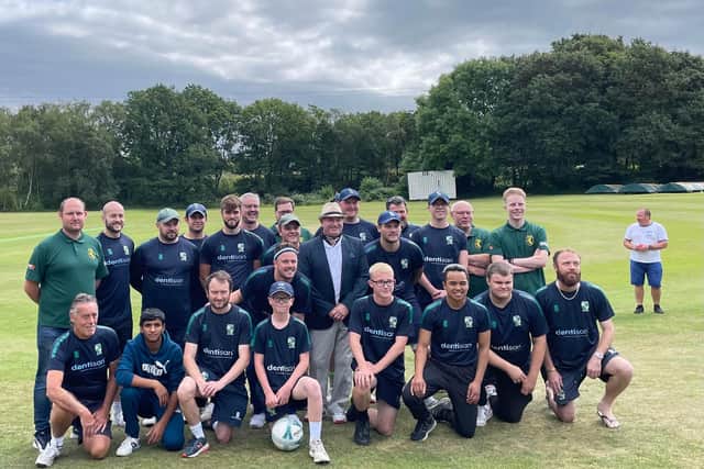Thorpe Hesley & High Green Cricket Club's team.