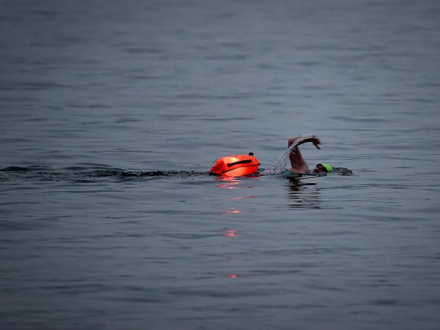 Open water swimming enthusiasts enjoy an early morning swim in Loch Lomond,Trossachs, Scotland. A new study from the UK Dementia Research Institute found that the blood of regular winter swimmers contains a "cold-shock" protein that wasn't found in that of people who did other cold-weather exercise on dry land. This protein has elsewhere been shown to slow the onset of dementia and even repair damage it causes in mice.