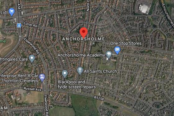 The population of Anchorsholme decreased by 1.9 per cent from 2014 to 2019