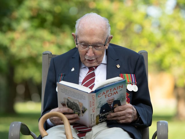 Sir Tom at his home on the publication day of his autobiography Tomorrow Will Be A Good Day.