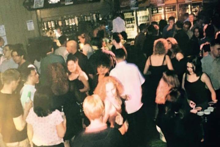 The Yard was popular with drinkers until Limos closed. 
Spot anyone you know?
