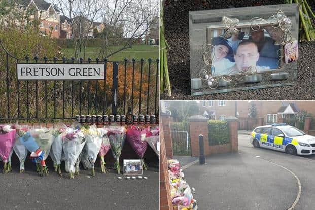 Tributes were laid in honour of deceased father-of-three Daniel Irons after he collapsed and died at Fretson Green, in Woodthorpe, Sheffield, from a stab wound to his chest.