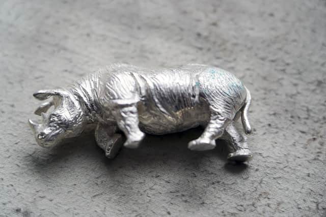 An example of the work of silversmith Bob Lamb at his workshop on Newton Lane. Picture Scott Merrylees