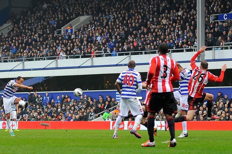 Sunderland’s relegation fears were heightened after Martin O’Neill’s side surrendered a lead back in March 2013. Two stunning strikes from Andros Townsend and Jermaine Jenas added to Loic Remy’s first half equaliser to cancel out Steven Fletcher’s opener. Boss O’Neill would part company at the Stadium of Light three weeks later.   (Photo by Charlie Crowhurst/Getty Images)