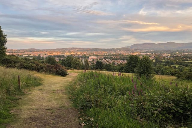 Corstorphine Hill is the most westerly of Edinburgh’s Seven Hills, where visitors can wander the beautiful woodland paths, littered with steep ascents and descents, while looking out across the city.