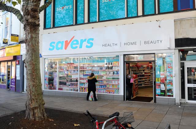 Savers in Commerical Road, Portsmouth, is open during the lockdown. Picture: Sarah Standing (051120-7666)