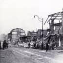 Blitz damage, The Moor, Sheffield