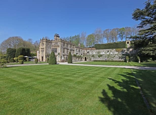 Holme Hall in Bakewell looks straight from the set of Tv's Bridgerton or Downton Abbey.