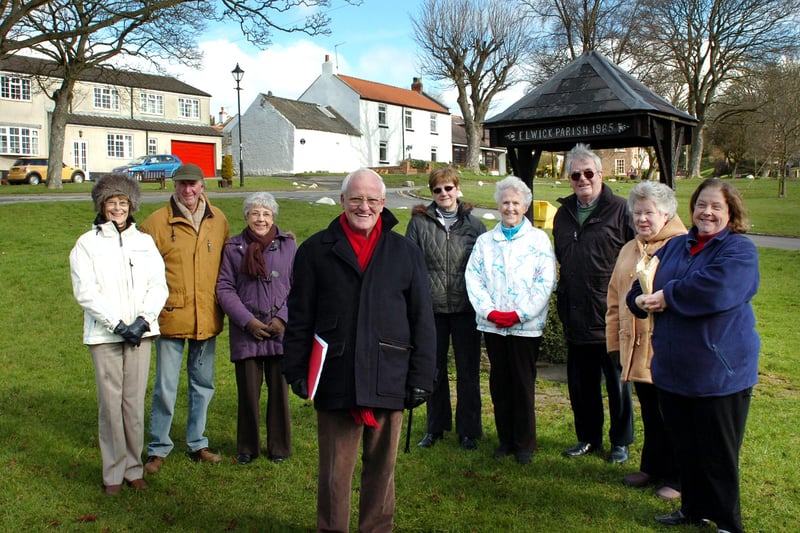 These residents of Elwick were taking part in the village's Atlas project to look into its history. Pictured, front, in 2013 is Brian Footitt, the chair of the steering group, along with (from left) Penny Heslop, David Self, Sylvia Jobson, Minna West, Joan Banks, Keith Shaw, Judy Higgs and Vicky Harrison.