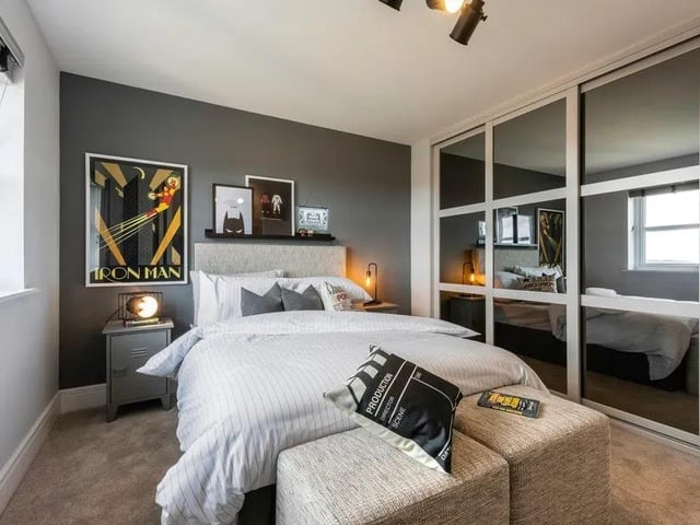 All four bedrooms have the space for a double bed.