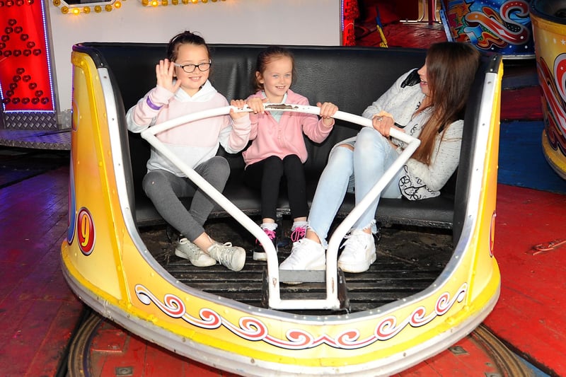 The waltzers are great fun for all ages.
(Pic:  Fife Photo Agency)