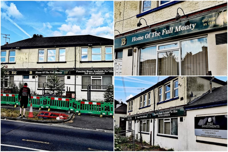 Shiregreen WMC as it stands today. The sign still reads: "The Home of The Full Monty."