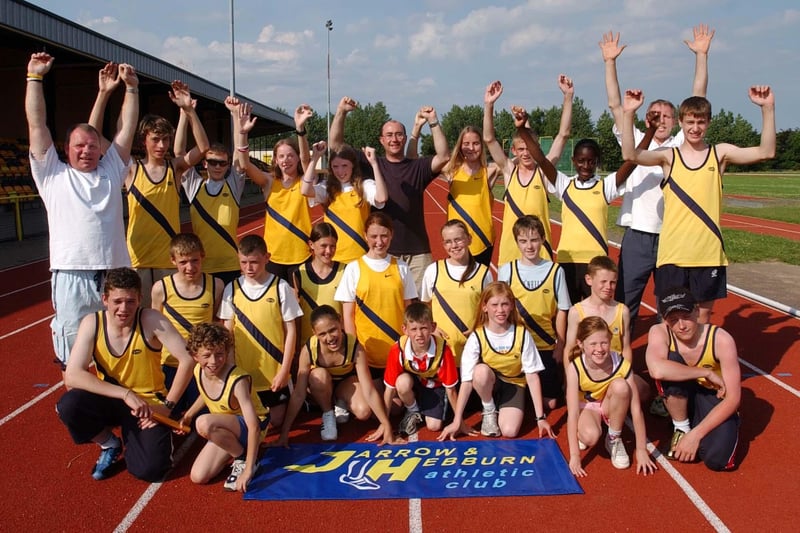 These Jarrow and Hebburn Athletic Club members were pictured 16 years ago as they looked forward to the next Olympics. Are you pictured?