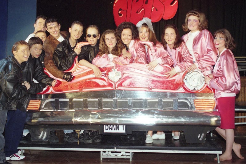 Pennywell School pupils in their 1995 musical Grease. Can you spot someone you know?