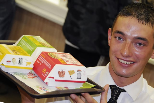 Nathan Emmerson, from McDonalds in High Street West, was selected to work at the McDonald's next to the Olympic Stadium throughout the Olympic Games in 2012.