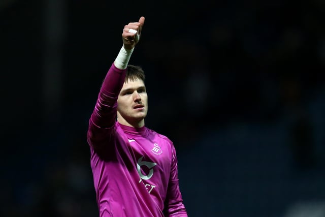 Newcastle United 'keeper Freddie Woodman has responded coyly to questions over whether he wants to join Swansea City permanently, stating that his sole focus is the remaining ten games of the season. (Wales Online). (Photo by Lewis Storey/Getty Images)