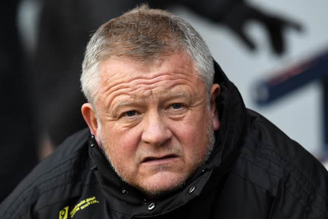 Sheffield United manager Chris Wilder: Kirsty O'Connor/PA Wire.