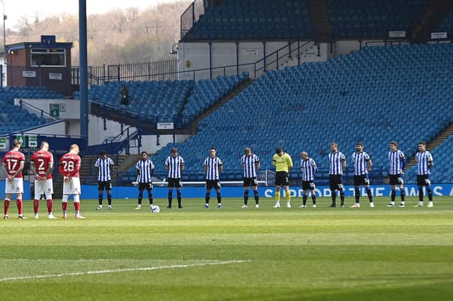 Sheffield Wednesday will pay their respects to their fallen fans, former players and staff against Nottingham Forest. (Andrew Roe/AHPIX LTD)