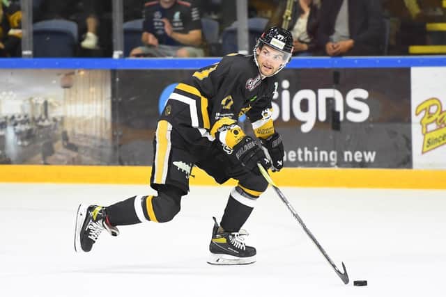 Nottingham Panthers player Adam Johnson. Picture courtesy of Panthers' Images/EIHL Media.