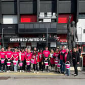 St Luke's volunteers were out in force as United took on Cardiff City