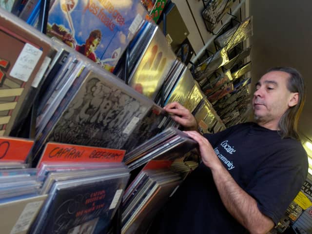 We have put together a gallery of pictures of some of Sheffield's best known record shops from over the years. Jack's Records on Division Street was open for 19 years. Owner Ian Gadsby sorting through some vinyl records PICTURE: SARAH WASHBOURN