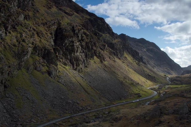 The Llanberis Pass is just five miles long but packs a lot into that distance. Whether you’re there for the scenery, the twisting route among rugged hillsides or both, you’ll understand why it’s a popular location for film and TV