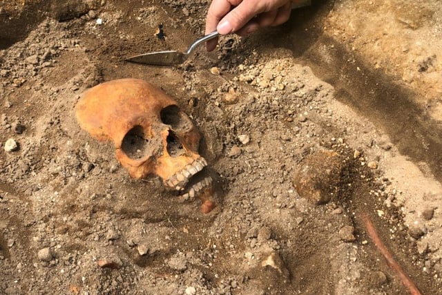 The original archaeological work began in November 2019 but ground to a halt at the end of March due to the coronavirus pandemic and lockdown measures.