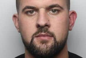 Pictured is Armend Dogeanu, aged 25, of of Nelson Street, Chesterfield, who was sentenced to 12 months of custody after he pleaded guilty to causing grievous bodily harm during an assault near Barker's Pool, Sheffield