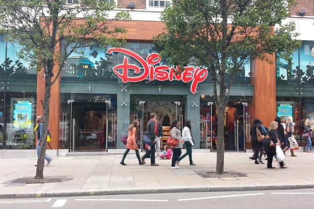 Coming in as Portsmouth's fifth most-wanted shop is Disney. The chain specialises in character toys, clothes, collectibles and more.