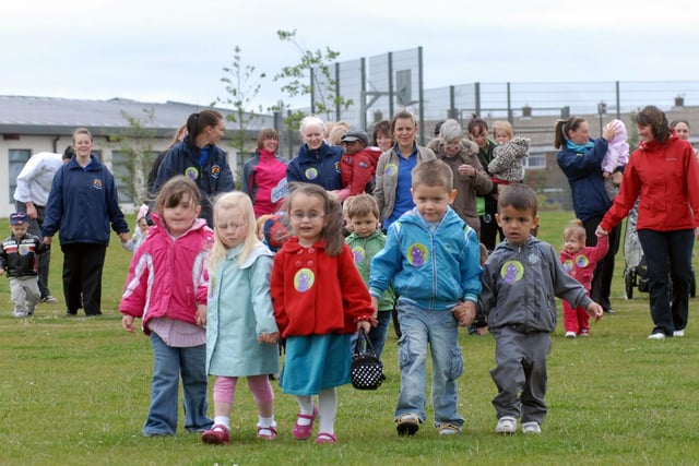 The Big Toddle at Sea View Primary School in South Shields. Were you in the picture in 2009?