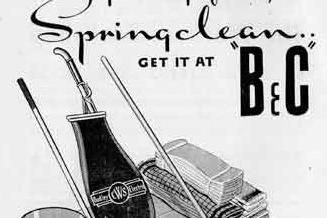 A 1939 advert for cleaning products from the Brightside & Carbrook Co-op