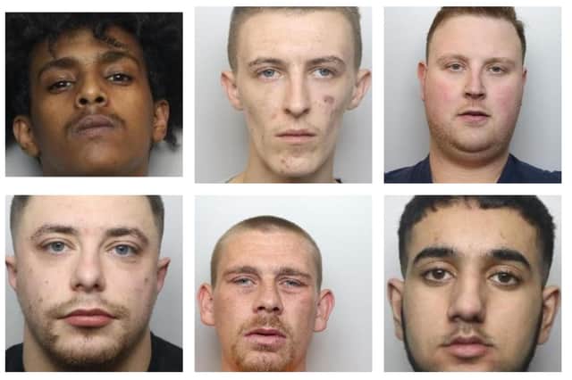 Pictured are young men who have paid a heavy price at Sheffield Crown Court with custodial sentences for drug dealing.