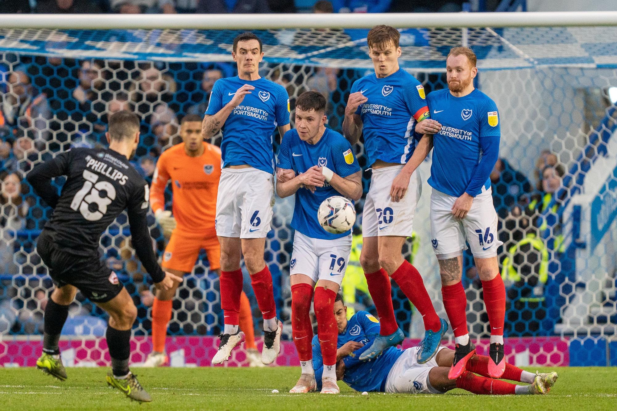 Pompey secured a 2-0 win against Morecambe at Fratton Park    Picture: Stephen Flynn/ProSportsImages