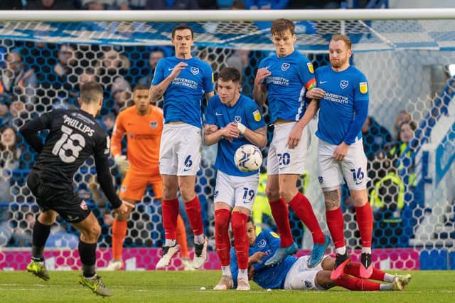 Pompey secured a 2-0 win against Morecambe at Fratton Park Picture: Stephen Flynn/ProSportsImages