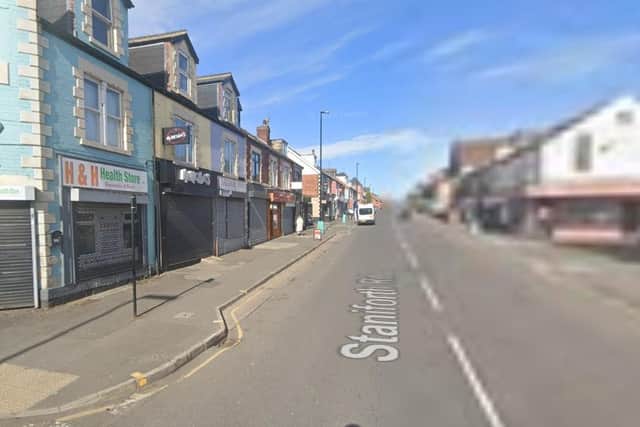 A viral video showing a van being smashed to pieces by a man with a weapon in Darnall has been viewed more than 114,000 times.