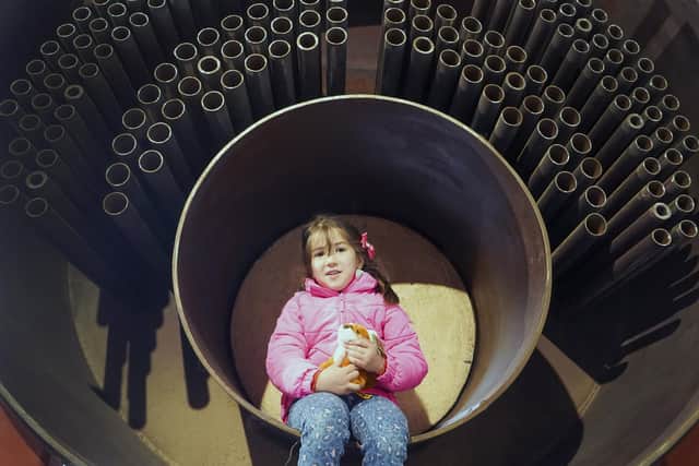 Kelham Island Museum has reopened to visitors and six-year-old Umay Ibrahimli was one of the first to walk back through the doors on Thursday, May 20