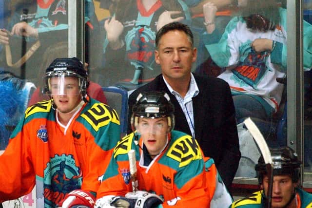 Sheffield Steelers old coach Mike Blaisdell