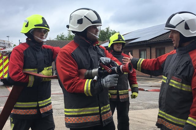 Ben Bradley spent tme with firefighters during his two years in office