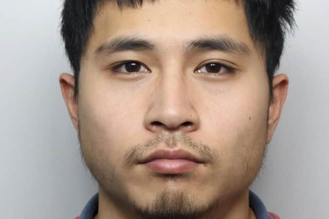 Leon Chan, 26, of Burngreave Road, Sheffield, was jailed after taking photos up the skirt of a 17-year-old girl in school uniform on a train